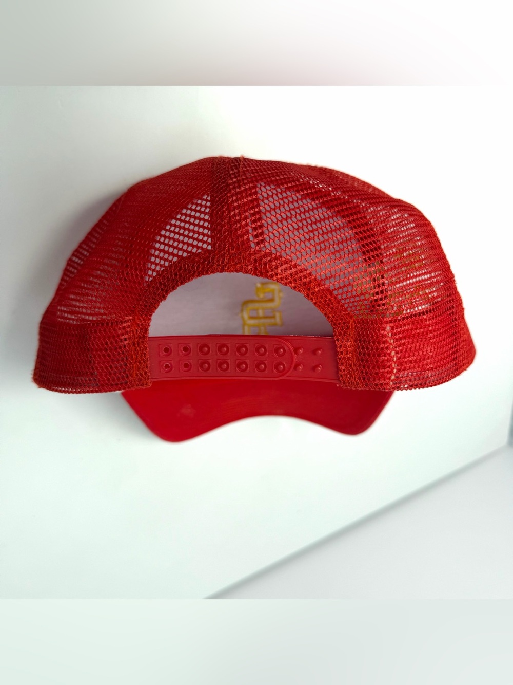 Stevenson Ranch SR Not My First Rodeo Mesh Trucker Hat Snapback Cap Red Yellow - Picture 6 of 8
